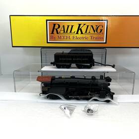 30-1555-1 Mth Railking Western Maryland 4-6-2 P47 Steam Ps.2 O Used #202 Bcr