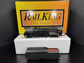 30-1561-1 Mth Railking Pennsylvania Prr 6-8-6 S-2 Turbine Engine #6201 Ps3