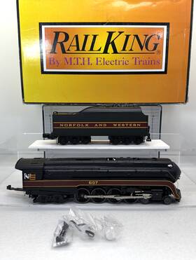 Mth 30-1634-1 Railking Norfolk And Western J 4-8-4 Northern Steam Ps.3 O Used #607