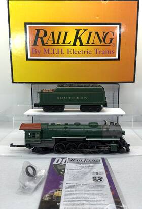 Mth 30-1655-1 Railking Southern Green 4-8-2 L-3 Mohawk Steam Ps.3 O Used #1459