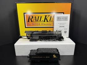 30-1764-1 Mth Railking C&o 2-8-4 Berkshire Steam Engine #2699 Ps3 Lnib