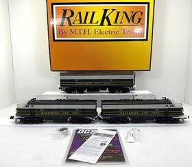 30-20281-1 Mth Railking Baltimore And Ohio F-3 Aba Diesel Engine Set Ps.3 O Used