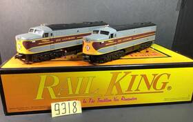 30-2219-0 Mth 30-2172-0 Rail King/mth Erie Lackawanna Alco Pa Aa Diesel Set Withloco-sound Ob