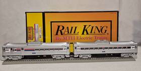 30-2233-1 Mth Rail King O Gauge Amtrak Rdc Budd Car Power And Dummy With Protosound