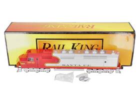 30-2460-1 Mth O Gauge Santa Fe Fp45 Diesel Locomotive #5942 With Ps.2 Ln/box