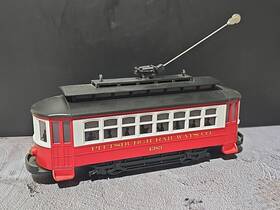 30-2557 Mth Rail-king O Gauge No. 4383 Pittsburgh Railways Bump-n-go Trolley Untested 30-2557 Mth Rail-king O Gauge No. 4383 Pittsburgh Railways Bump-n-go Trolley Untested