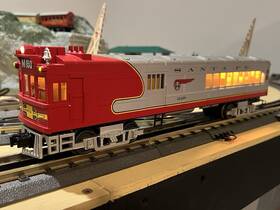 30-2710-1e Mth Santa Fe Rail King Doodlebug Ps 2.0