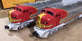 30-2271-0 Mth 30-2771-0 Rail King Santa Fe E-8 Aa Diesel Engine Set With Proto Sound 2.0 #30-2271-0
