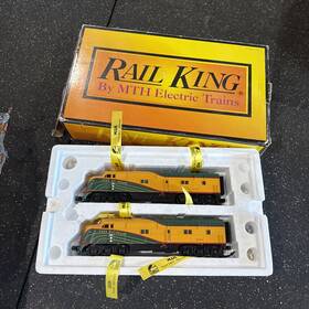 30-2833-1 Mth Illinois Central City Of Miami E-6 Diesel Eng Aa Set Ps2 Bcr Nib