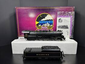 Mth 30-3130-1 20-3130-1 Reading 4-8-4 T-1 Steam Engine #2124 Ps2 Bcr Lnib