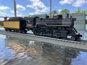30-4127-1e Mth Railking O Gauge 2-8-0 Steam Locomotive Nfl Pittsburgh Steelers - Sound