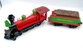 30-4156-1e Mth O Gauge Rail Kings Christmas Express 4-6-0 Locomotive And Tender For Repair