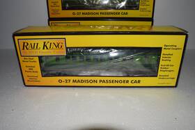 30-6240-2 Mth 30-6240- 1 2 3 4 Rail King - Southern Crescent -four Madison Passenger Cars