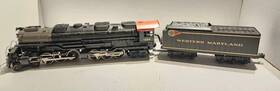 3011941 Mth Railking By O Scale 4-6-6-4 Challenger Steam Engine Western Maryland #1206