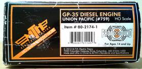 80-2174-1 Mth Ho Scale Emd Gp35 Union Pacific Up #759 Dcc And Sound