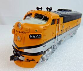 80-2271-1 Mth Ho D&rgw F3 A Diesel Locomotive With Ps3 No Decoder