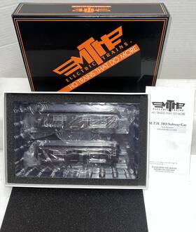 80-2348-3 Mth Ho Scale Mta R17 2-car Subway Set Non-powered Lighted - Nib