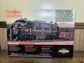 81-4002-1 Mth Ho Pennsylvania F-3 Diesel R-t-r Deluxe Freight Train Set With Ps 3.0
