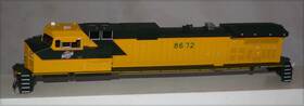 8672 Mth Dash 9 Diesel Locomotive Shell And Frame Cnw #8672 Chicago Northwestern Ho 8672 Mth Dash 9 Diesel Locomotive Shell And Frame Cnw #8672 Chicago Northwestern Ho