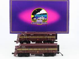 Mt-2054lp Mth O Gauge 3-rail Prr Pennsylvania F3 A/a Diesel Locomotive Set