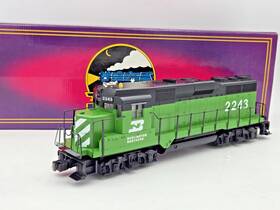 Mt-2067lp Mth Burlington Northern Emd Gp-30 Diesel #2243 With Protosound - Video