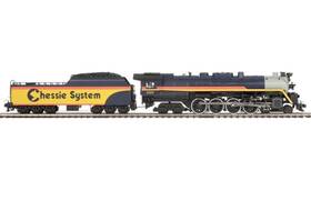 20-3791-1 Mth Premier 2-3791-1 Chessie T-1 4-8-4 Steam Locomotive #2101 O-scale Ps 3.0