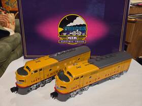 Mt-2055lp Mth Premier 20-2055-1 O Scale Union Pacific F-3 Aa Diesel Set With Protosounds 1.0