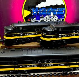 20-2347-1 Mth Premier Atlantic Coast Line Ft Aba Diesel Set O-scale Ps2.0 Acl 20-2347-1 Mth Premier Atlantic Coast Line Ft Aba Diesel Set O-scale Ps2.0 Acl