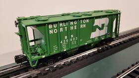 20-97185 Mth Premier O Gauge Burlington Northern Ps2 Hopper Road Num 420822 P/n