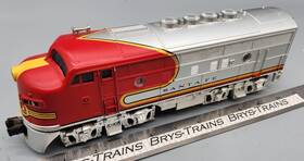 30-40210 Mth Rail King Lionel O-gauge Santa Fe F3 Powered A-unit Runs Great Vg Zp48