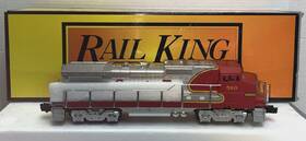 Rk-2004 Mth Railking Santa Fe Dash-8 Diesel Locomotive #560 With Horn And Lights Ob