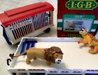 4010 No.4038 Lgb Circus White Lion Or Tiger On Flatcar Mib