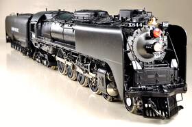 Omi-1535.1 Omi Ho Brass Union Pacific 4-8-4 And 2-tenders F/p #844 Lights Ob Exc D.s. #2