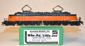 Omi-1949 Omi Overland Models Inc. Ho Brass Milwaukee C.m.st.p&p. Little Joe E-70 Freight Custom Paint 1949