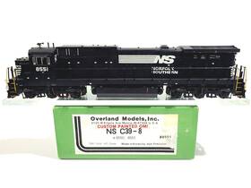 1939.1 Overland Models Omi Ns Ge C39-8 Norfolk Southern #8551 Ho Brass Model #1939.1