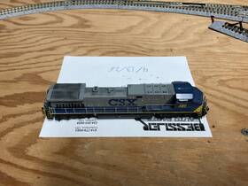 Cw44ac Overland Models 2884.1 N Scale Brass Csx Ge #280