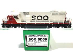 6245.1 Overland Models Omi Ajin Soo Emd Sd39 Line Railroad #6245.1 Ho Brass Model