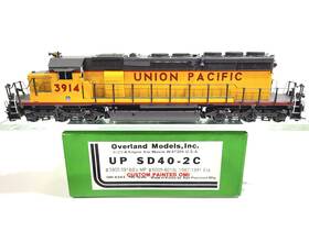 Sd40-2c Overland Models 6343.1 Omi Up Emd Union Pacific #3914 Ho Brass Model #6343.1