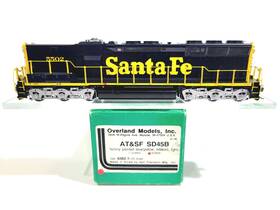 6362.1 Overland Models Omi At&sf Sf Emd Sd45b Santa Fe #5502 Ho Brass Model #6362.1 Dcc