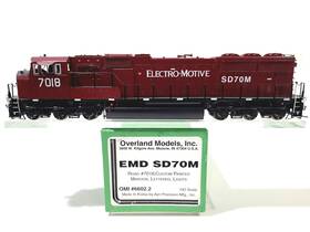 6602.2 Overland Models Omi Emd Sd70m Demo Demonstrator #7018 Ho Brass Model #6602.2