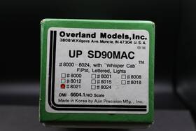 Omi-6604.1 Overland Models 6614.1 Omi Ho Scale Brass Union Pacific Sd9043mac #8021