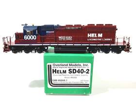Sd40-2 Overland Models 6668.1 Omi Ajin Helm Emd Locomotive Leasing #6668.1 Ho Brass Model