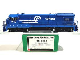 6717.1 Overland Models Omi Cr Ge B23-7 Conrail #1910 Ho Brass Model #6717.1 Dcc