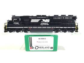 Aa-1123-1 Overland Models Omi Ns Emd Sd45-2 Norfolk Southern #1702 Ho Brass Model #aa-1123-1