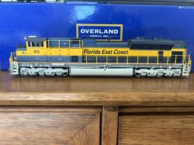 Aa-1316-4 Overland Models Fec Florida East Coast Railway Sd70m-2 #103
