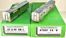 Omi-5904 Overland Models Inc Omi-5904/5866 Omi Ho Brass Santa Fe Atsf Emd E6b Or Pb-1 Diesel U/p Pltd Ob Exc 175 Each