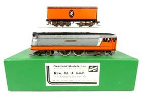 Omi-1463 Overland Models Brass Ho Milwaukee Road Ftaft 4-4-2 Locomotive Pro-paint