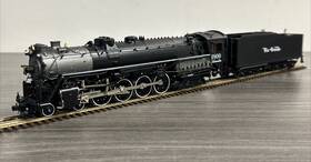 Omi-1589.1 Overland Models Ho Brass M-68 4-8-4 Steam Locomotive D&rgw #1800 Used