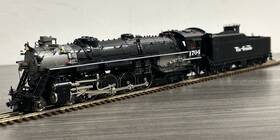 Omi-4509.1 Overland Models Ho Brass M-64 4-8-4 Steam Locomotive D&rgw #1704