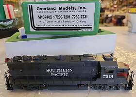 Omi-5123 Overland Models Omi Sp Gp40x Southern Pacific Road #7201 Ho Brass Model